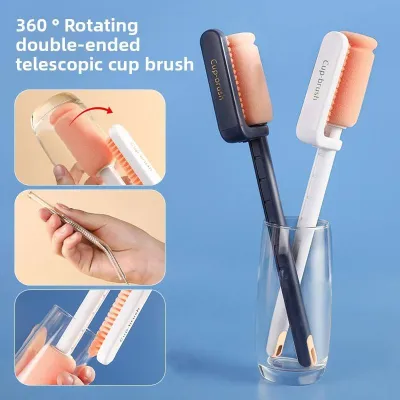 360° Rotating Telescopic Brush For Kitchen